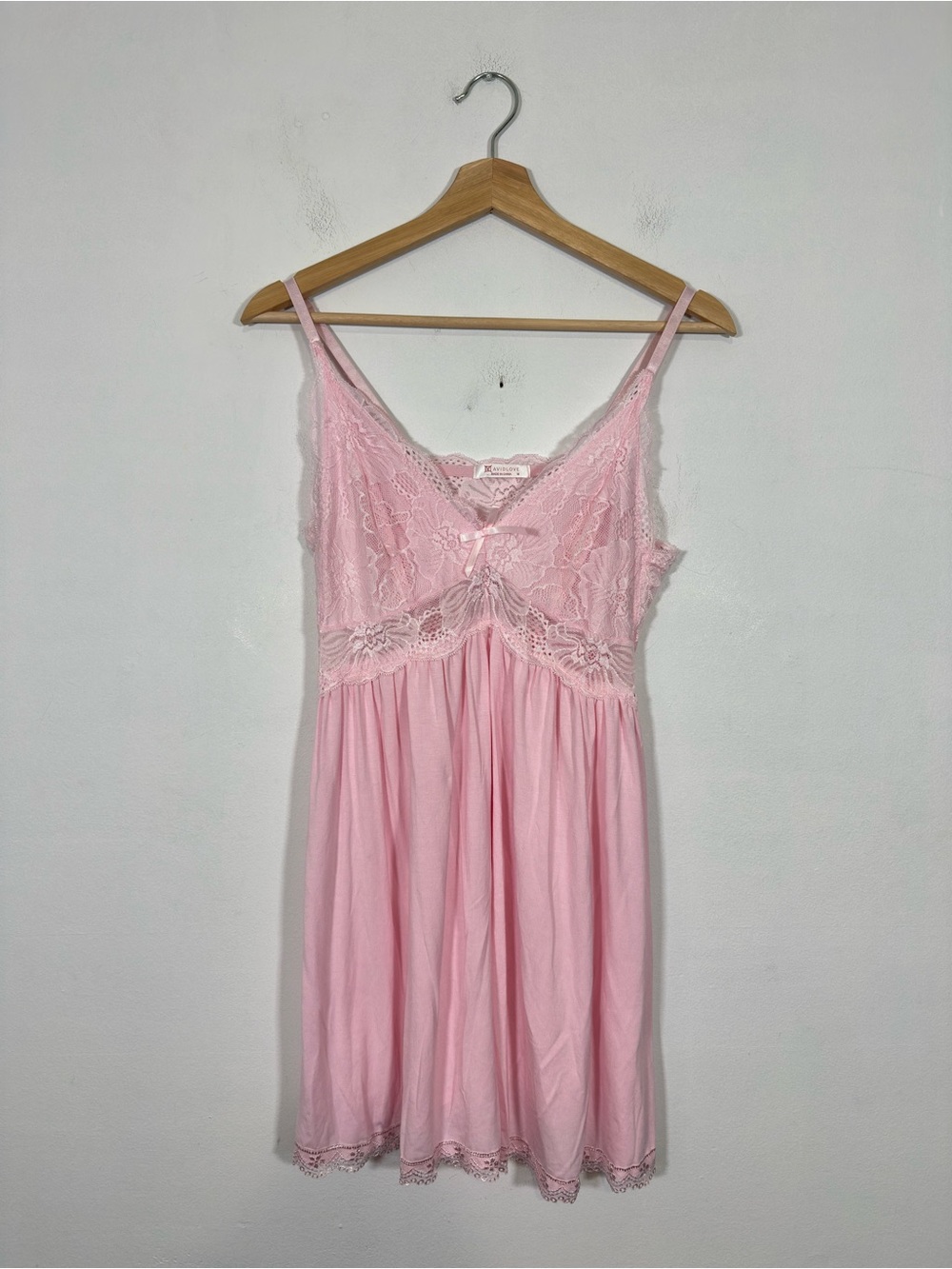 Avidlove Women's Floral Lace Nightgown Size M Pink Sleepwear Lingerie Feminine